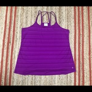 Danskin Purple Strappy Tank Top